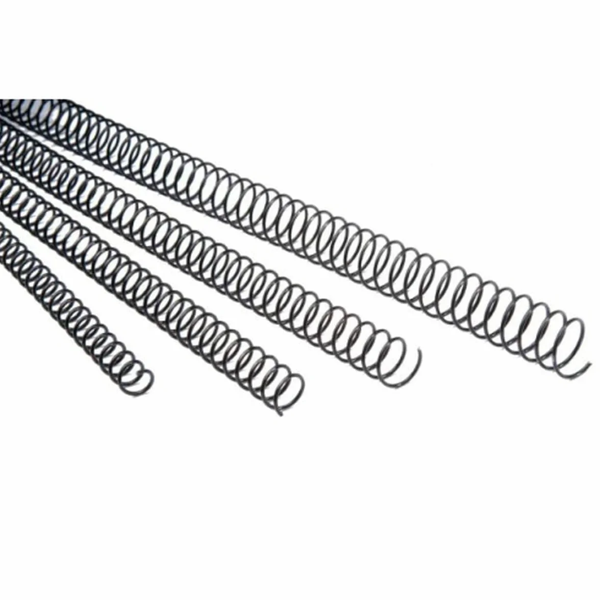 Fellowes 53150 – opakowanie 100 metalowych spiralek, 22 mm, czarne
