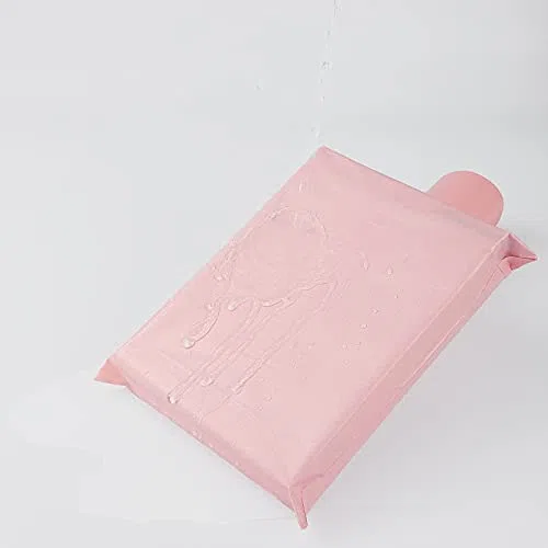 Plastikowe samoprzylepne torby pocztowe, Self Seal Mailer Envelopes Pink Multiple Sizes 100 Pcs(17x30)